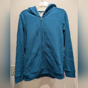 L.L. Bean Blue Fleece-Lined Jacket Size Medium